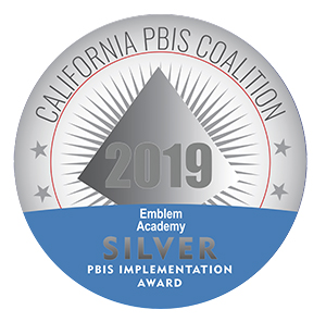 California PBIS Coalition Emblem Academy SILVER Award for 2019